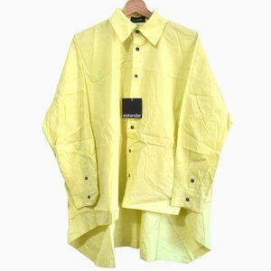Eskandar NWT $830 Women Long Sleeve Shirt Top 1